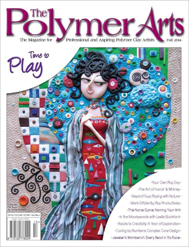 The Polymer Arts Fall 2014 - Time to Play Cover wborder