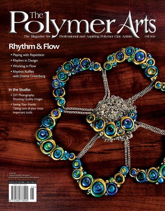 Magazine cover for the Fall 2012 issue of The Polymer Arts