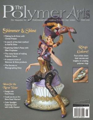 Magazine cover for the Winter 2012 issue of The Polymer Arts