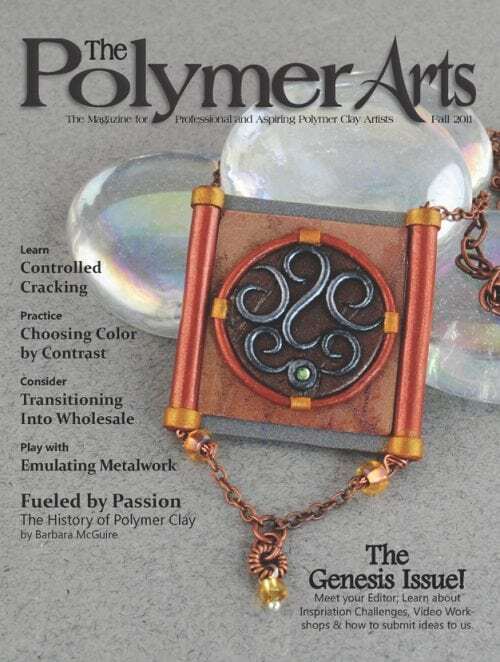 Magazine cover for the Fall 2011 issue of The Polymer Arts