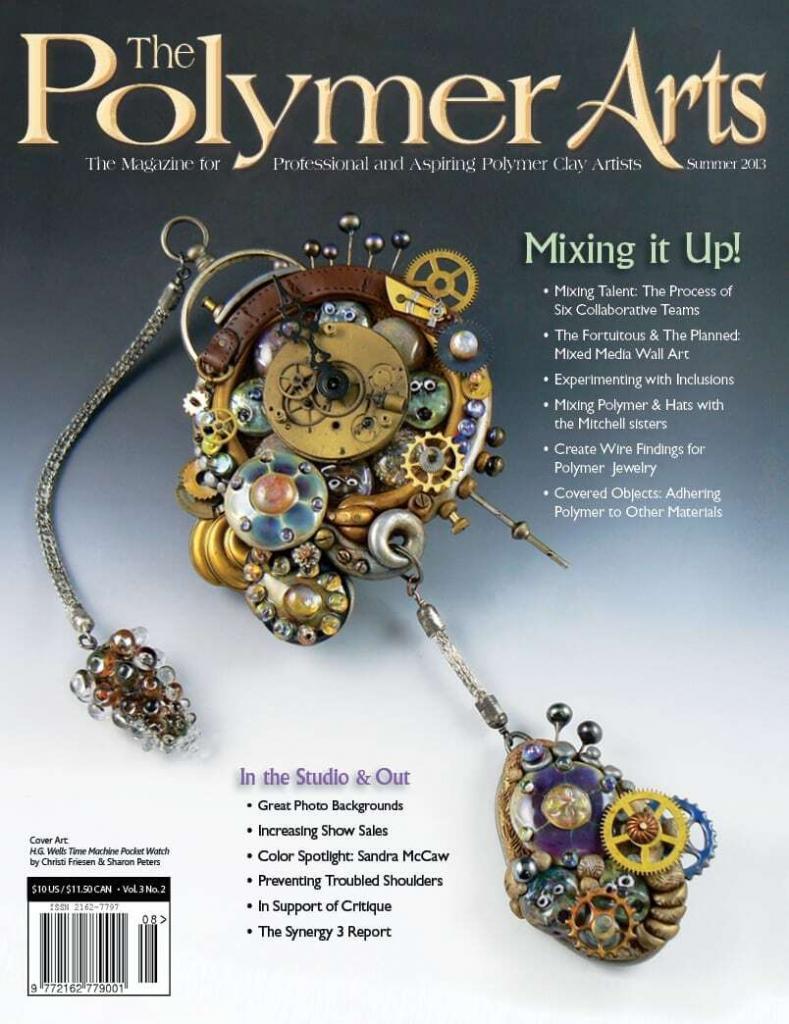 Picture of the cover of the Summer 2013 Polymer Arts Magazine