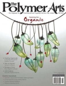 cover of polymert art magazine Fall 2013 Organics
