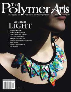 cover of polymer art magazine Summer 2014 Let There Be Light