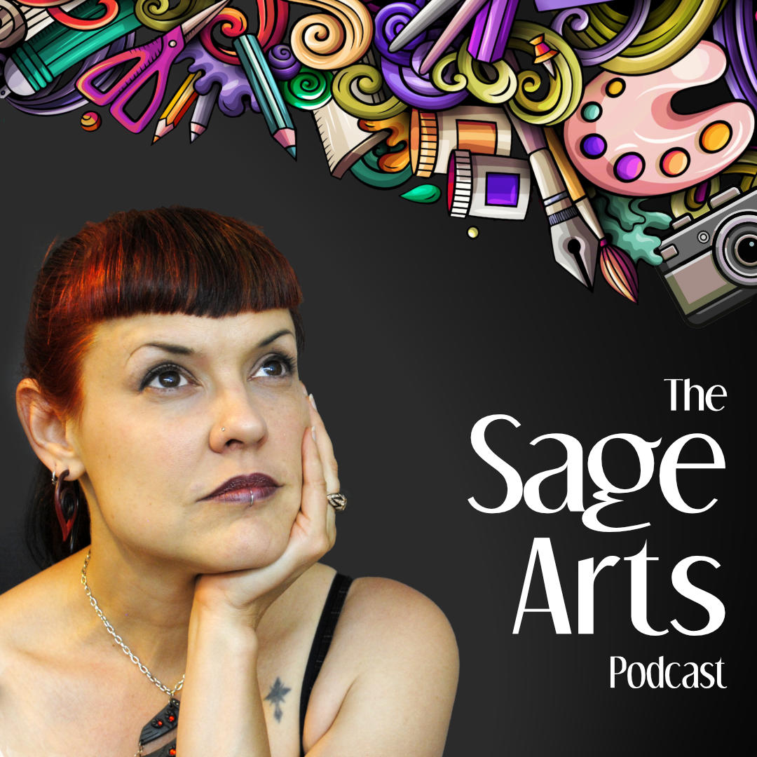 On your favorite podcast player or just click the image to find it on thesagearts.com